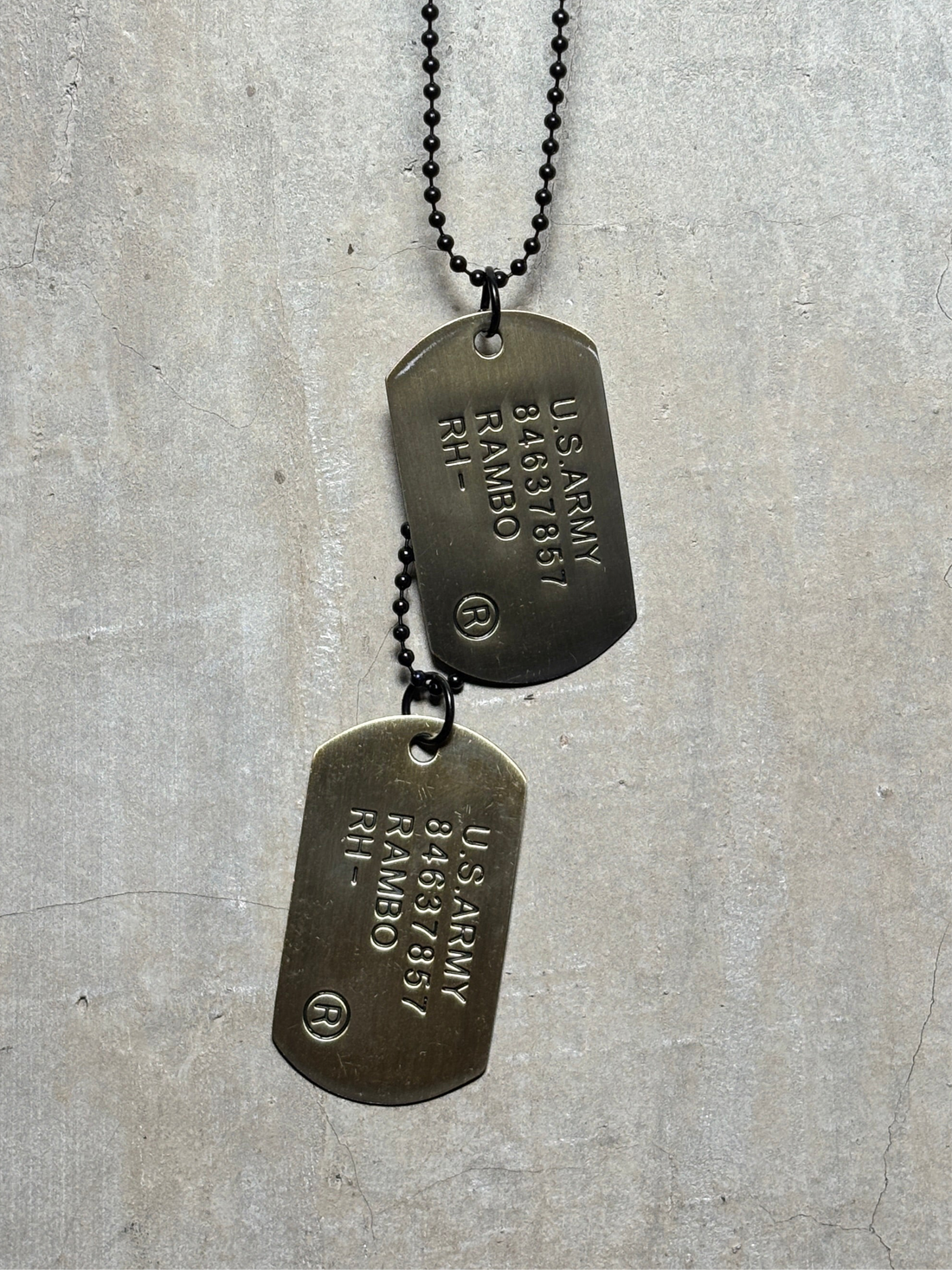 US Army Dog Tag (Gold)