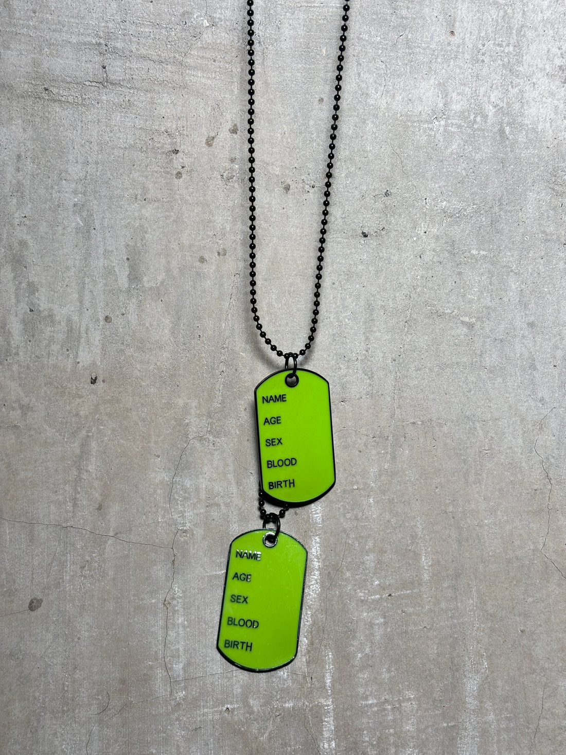 Dog Tag (Green)