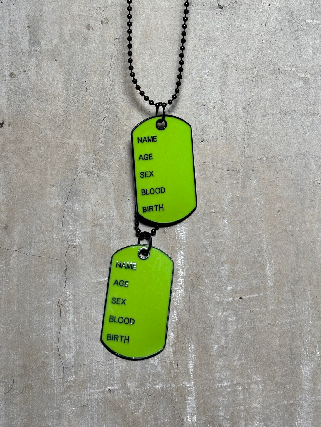 Dog Tag (Green)