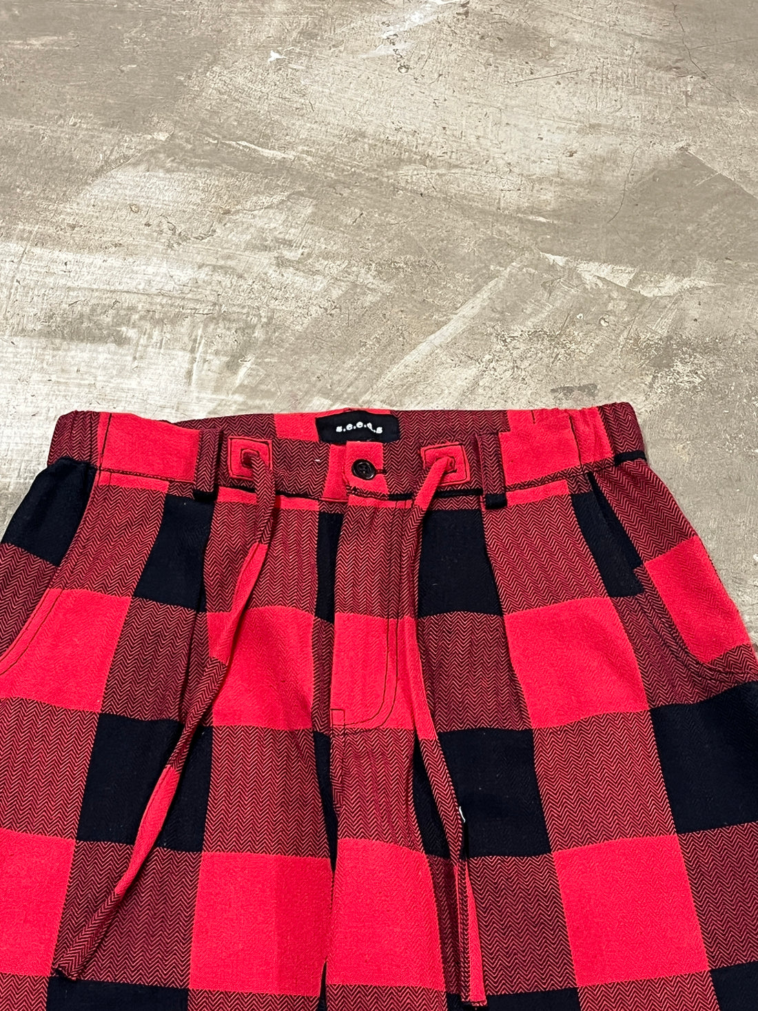 UG FLANNEL PANTS (RED)