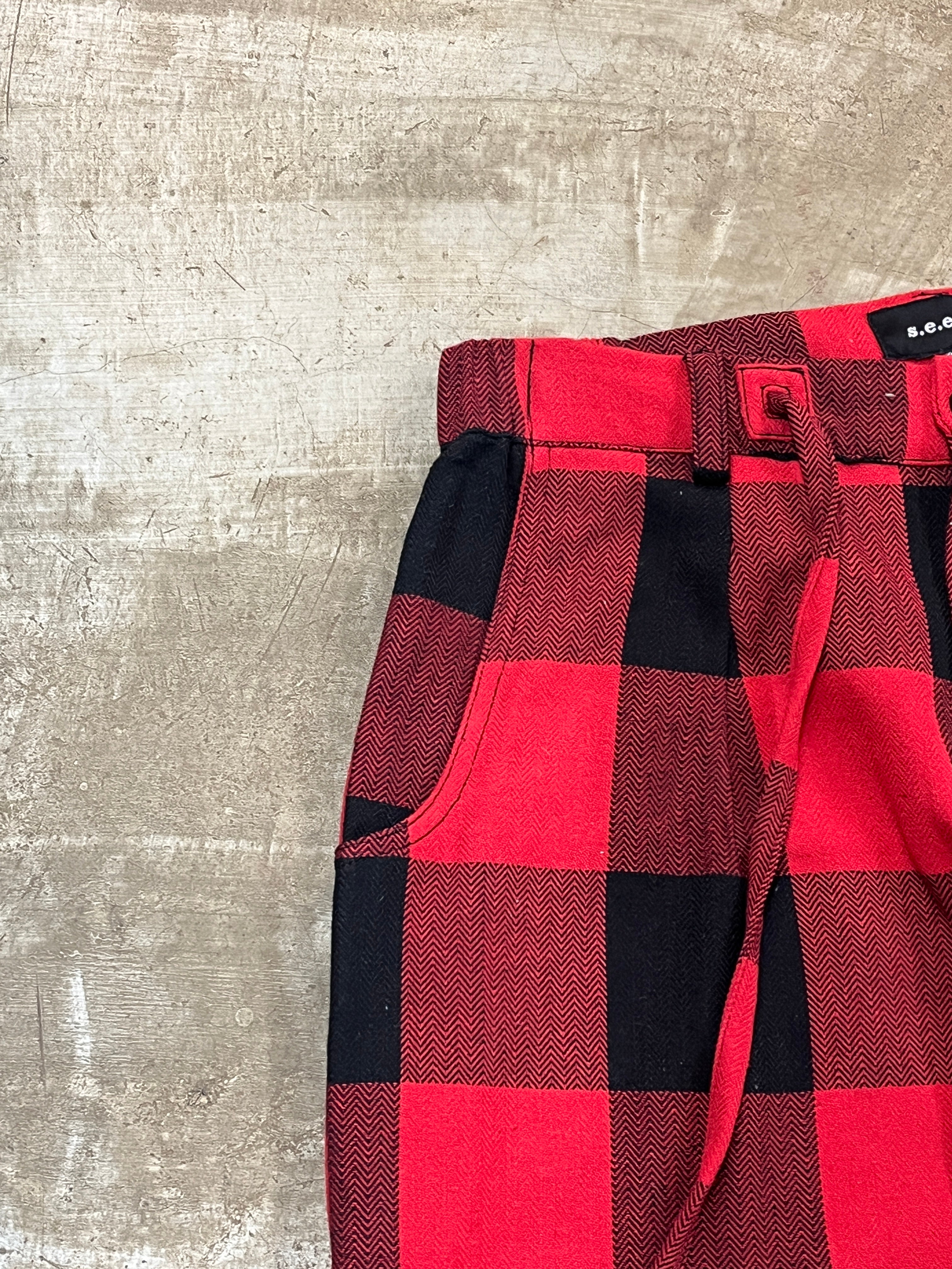 UG FLANNEL PANTS (RED)