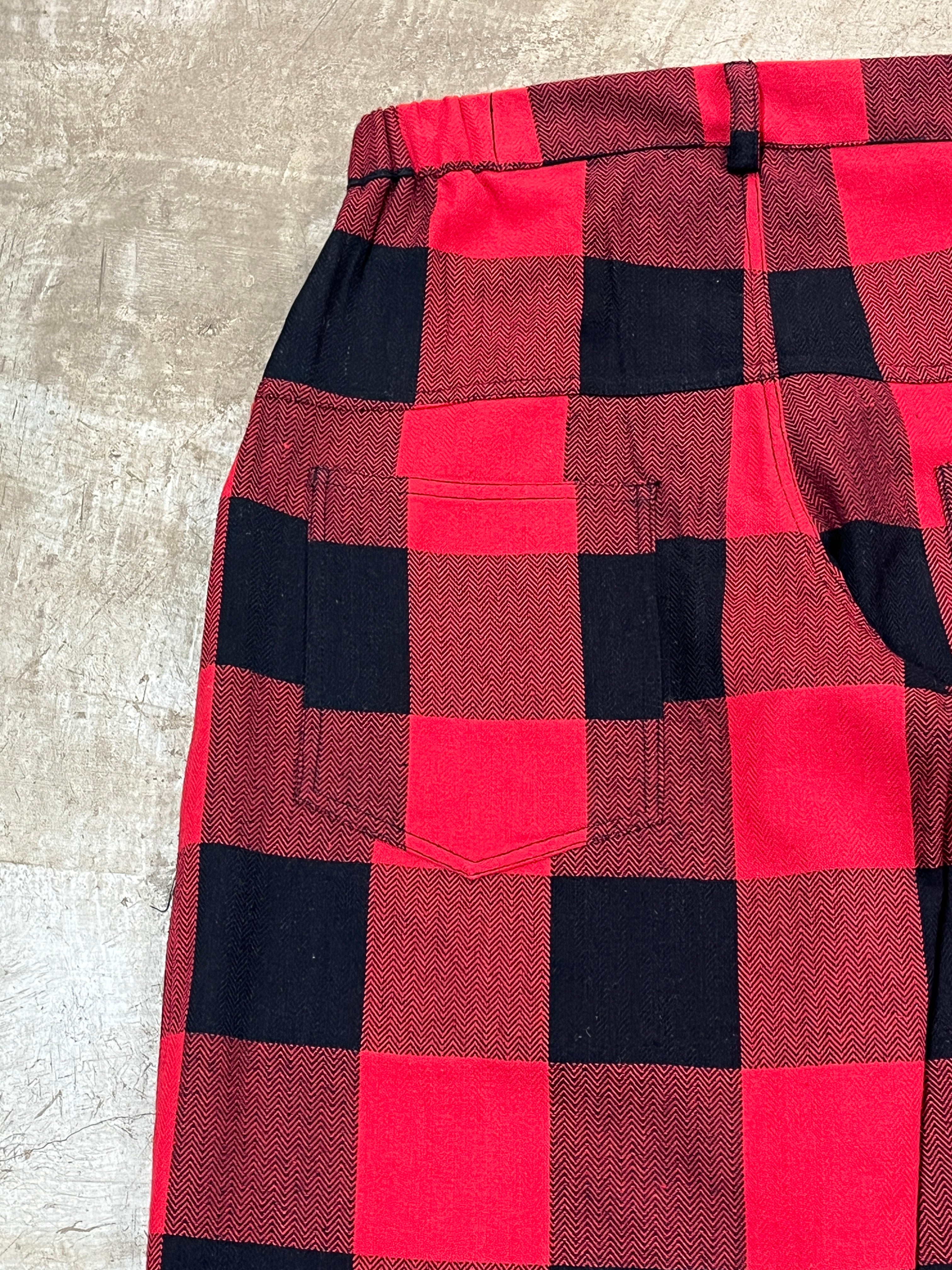 UG FLANNEL PANTS (RED)
