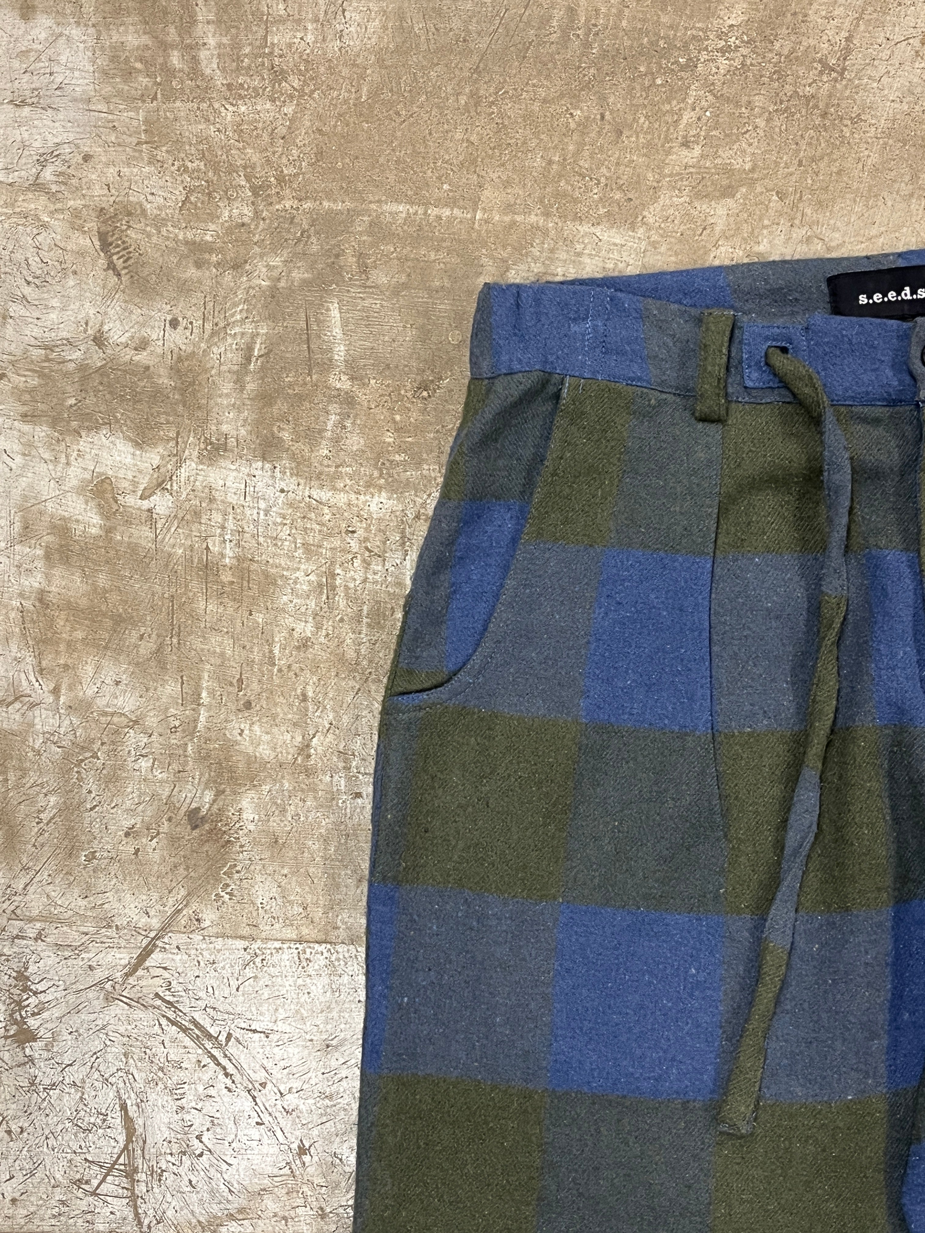 UG FLANNEL PANTS (BLUE & OLIVE)