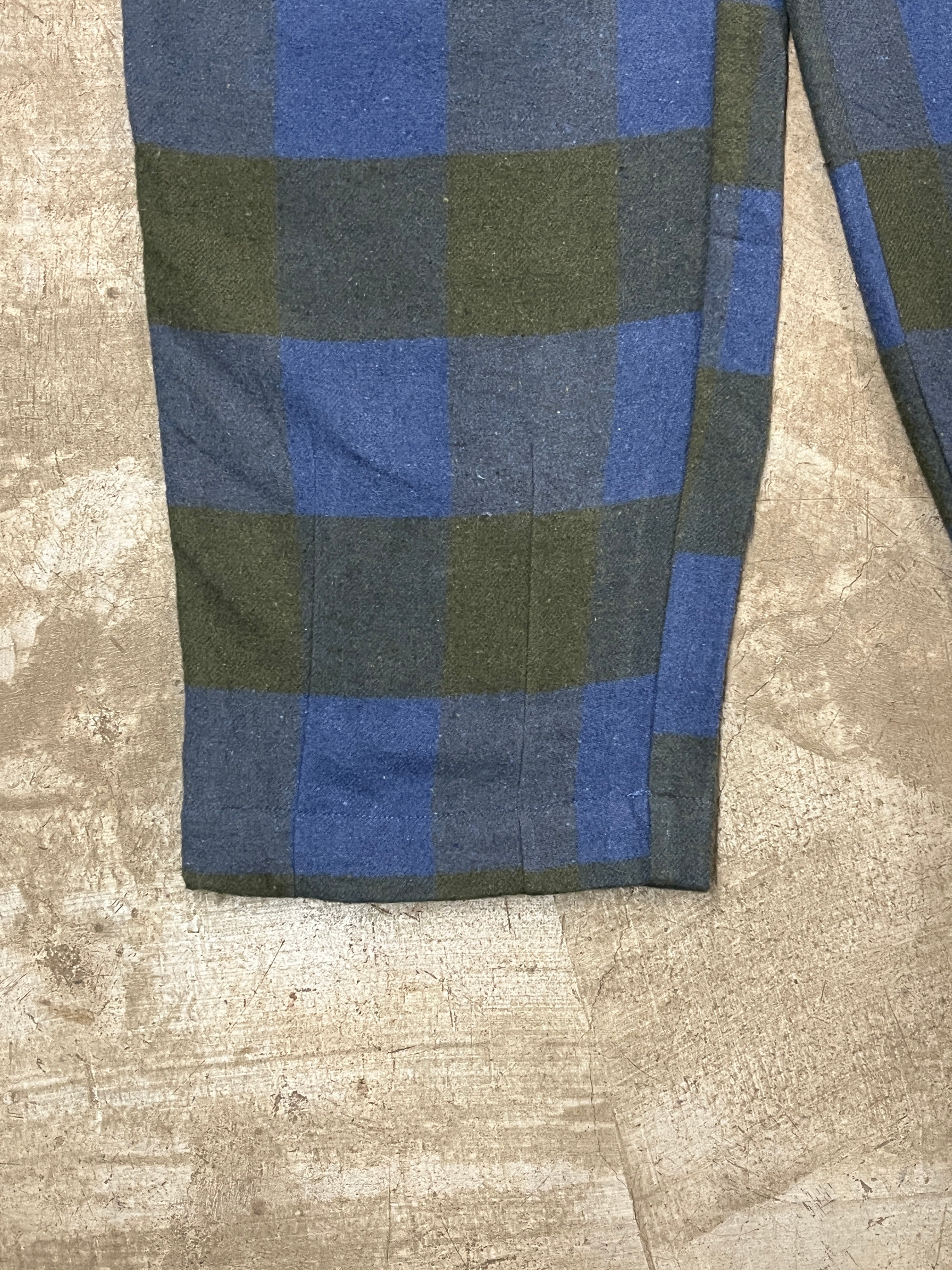UG FLANNEL PANTS (BLUE & OLIVE)