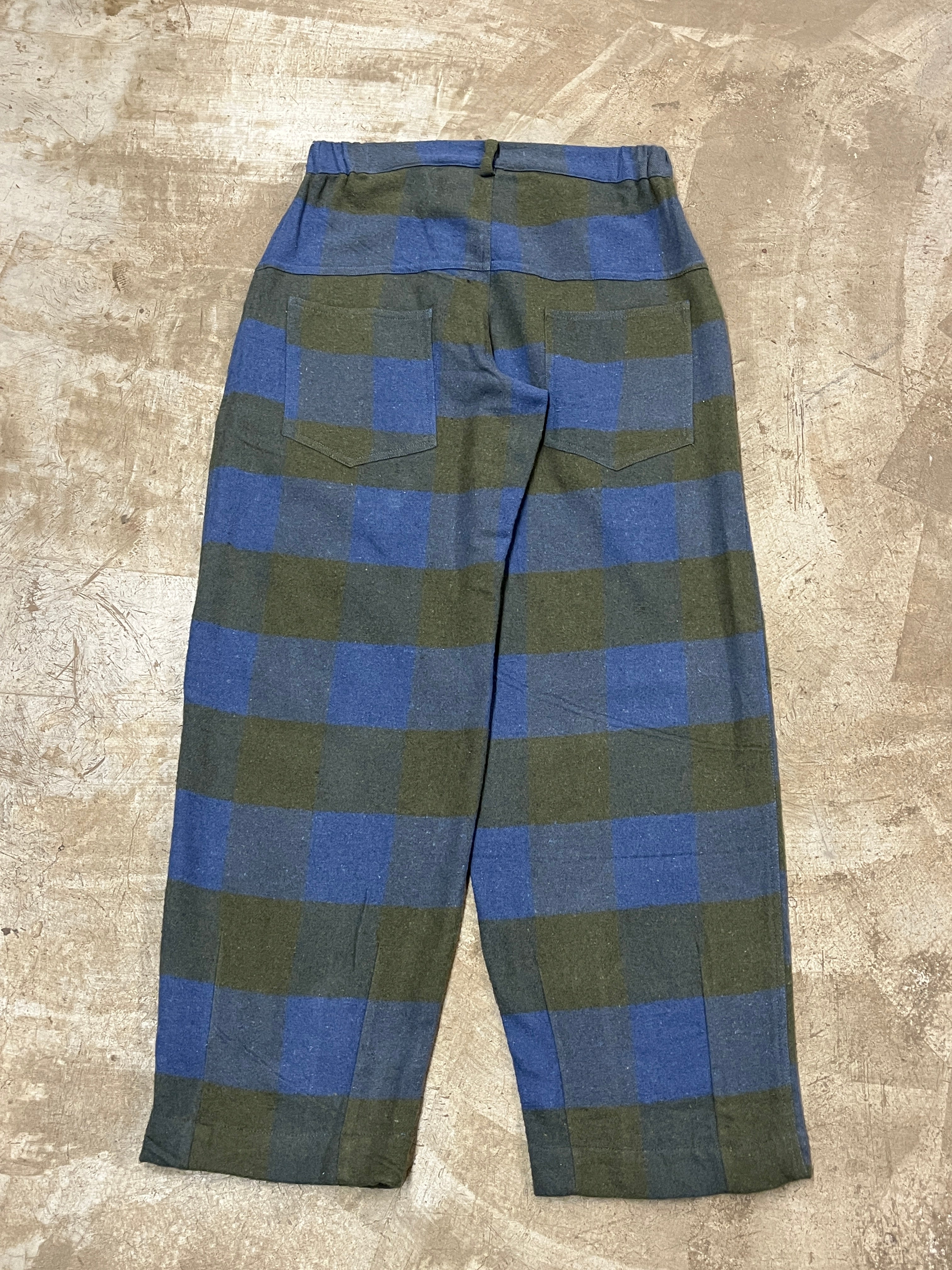 UG FLANNEL PANTS (BLUE & OLIVE)
