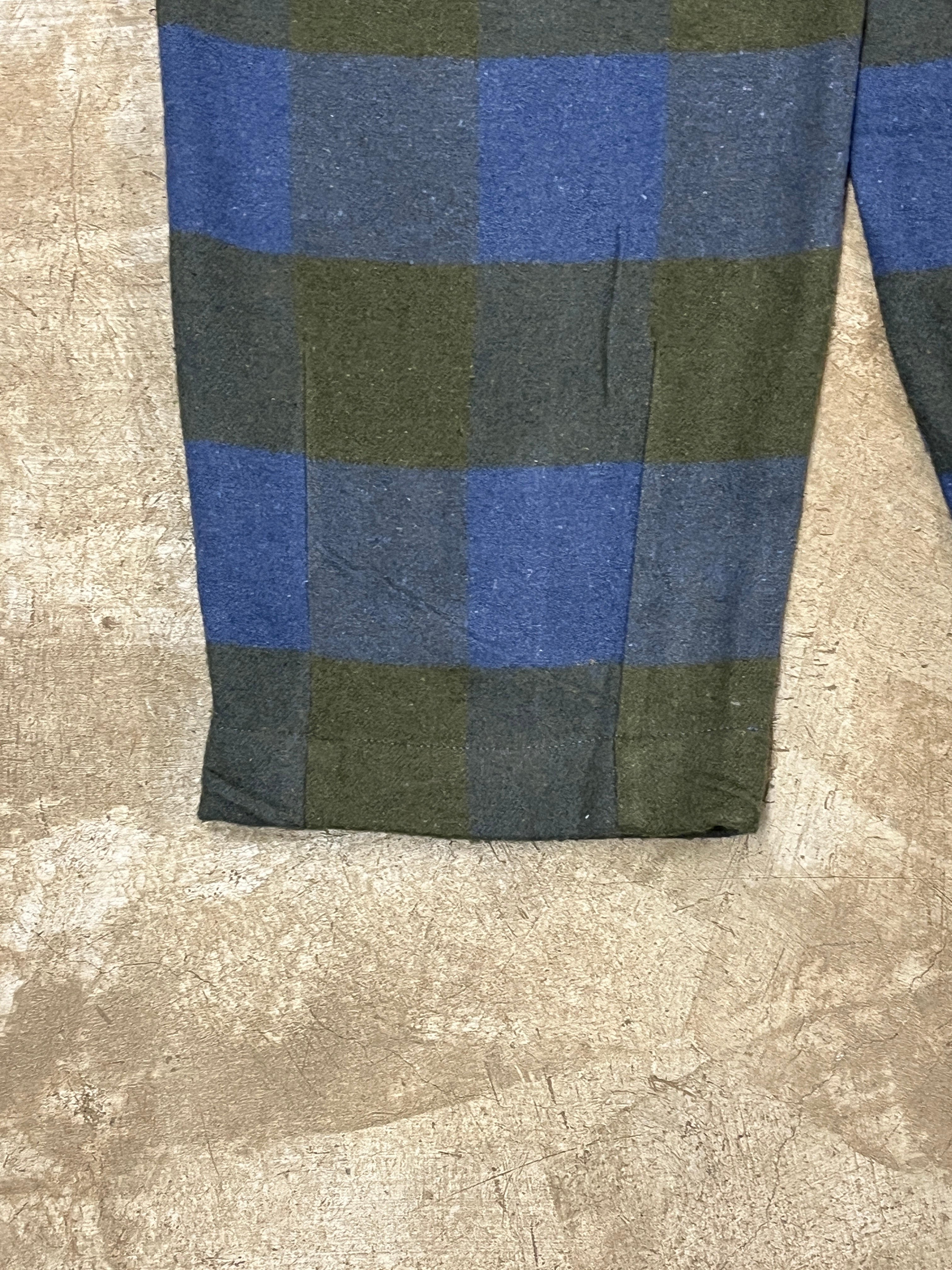 UG FLANNEL PANTS (BLUE & OLIVE)