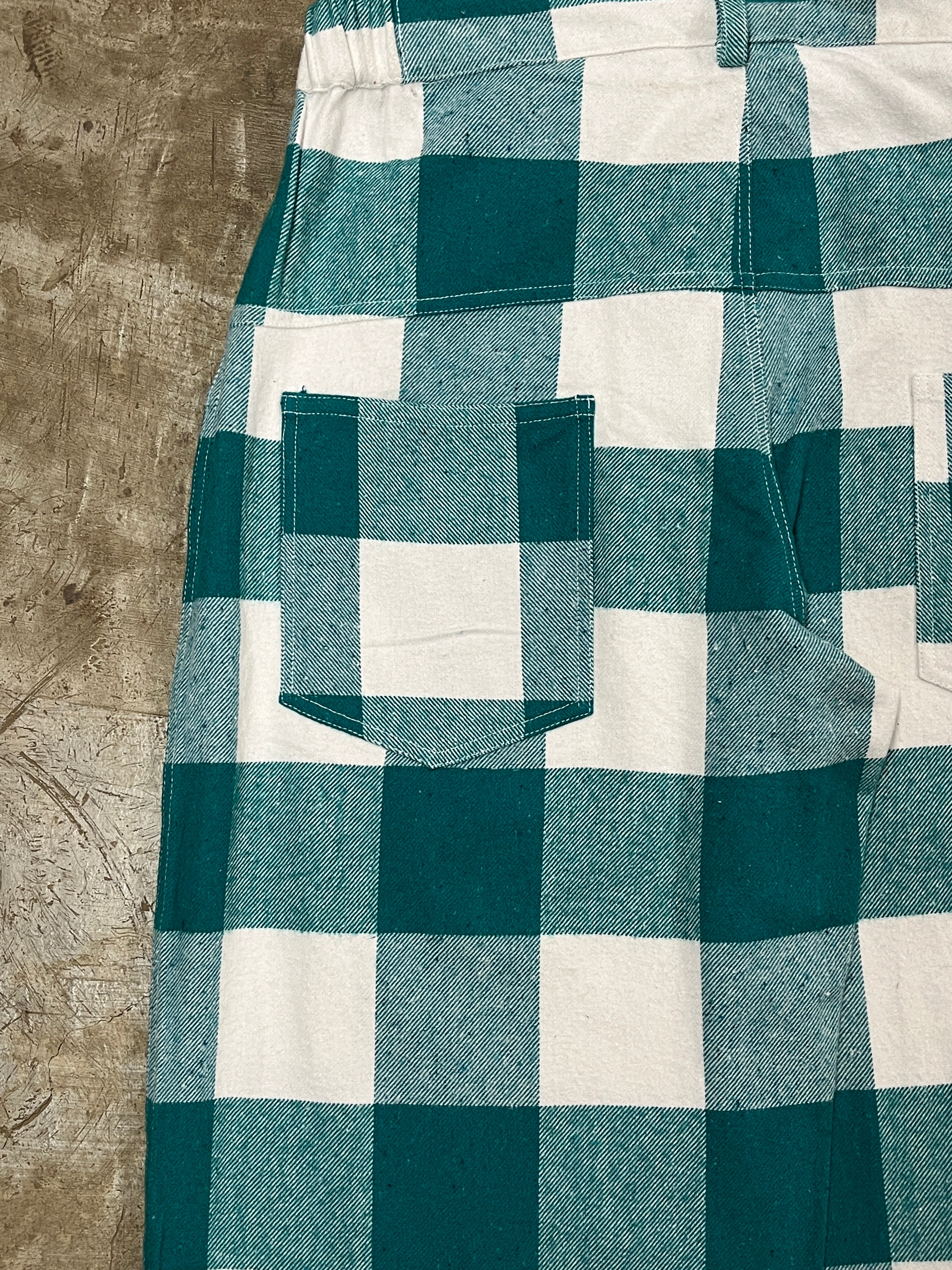 UG FLANNEL PANTS (GREEN)