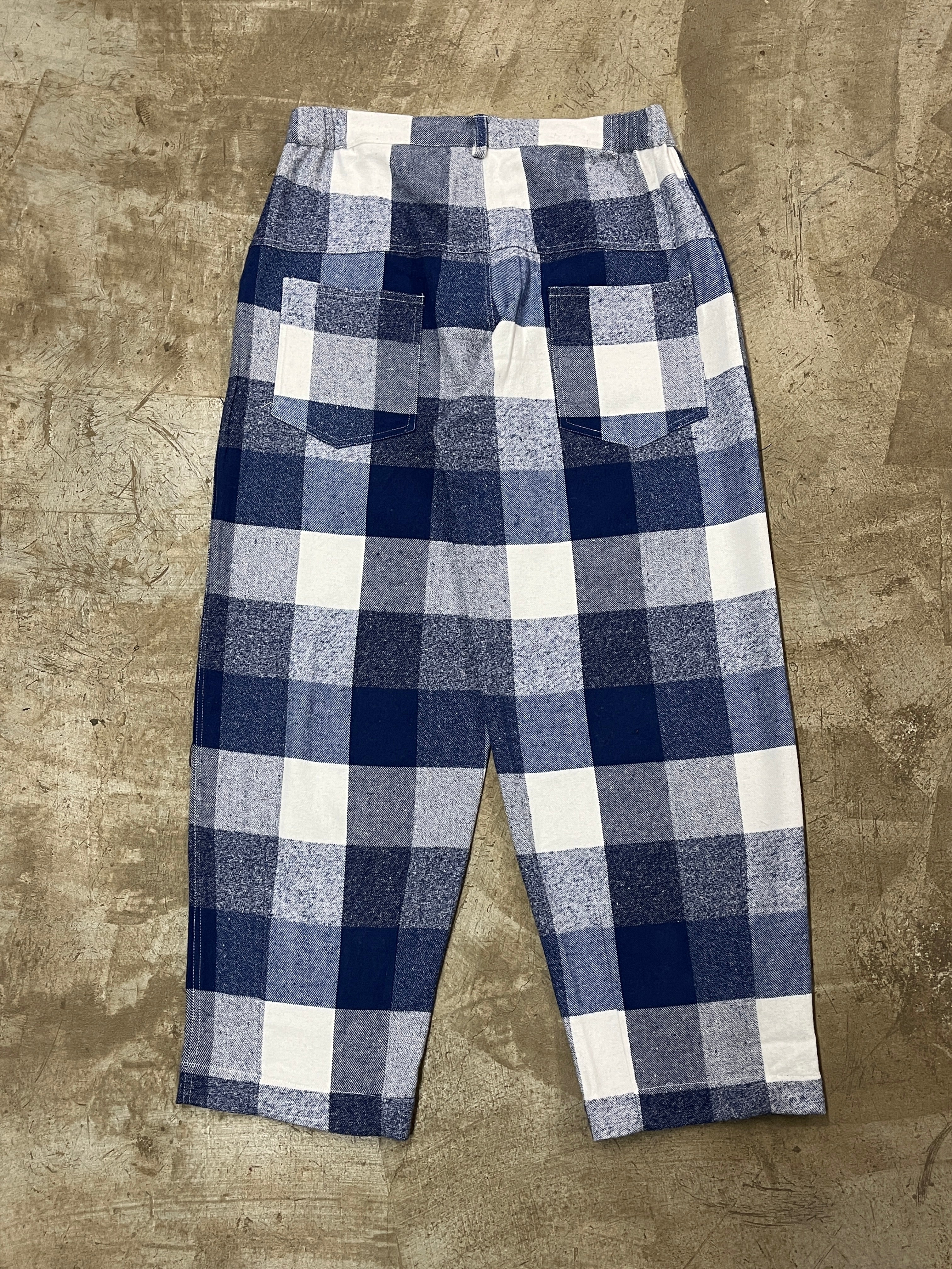 UG FLANNEL PANTS (BLUE & WHITE)