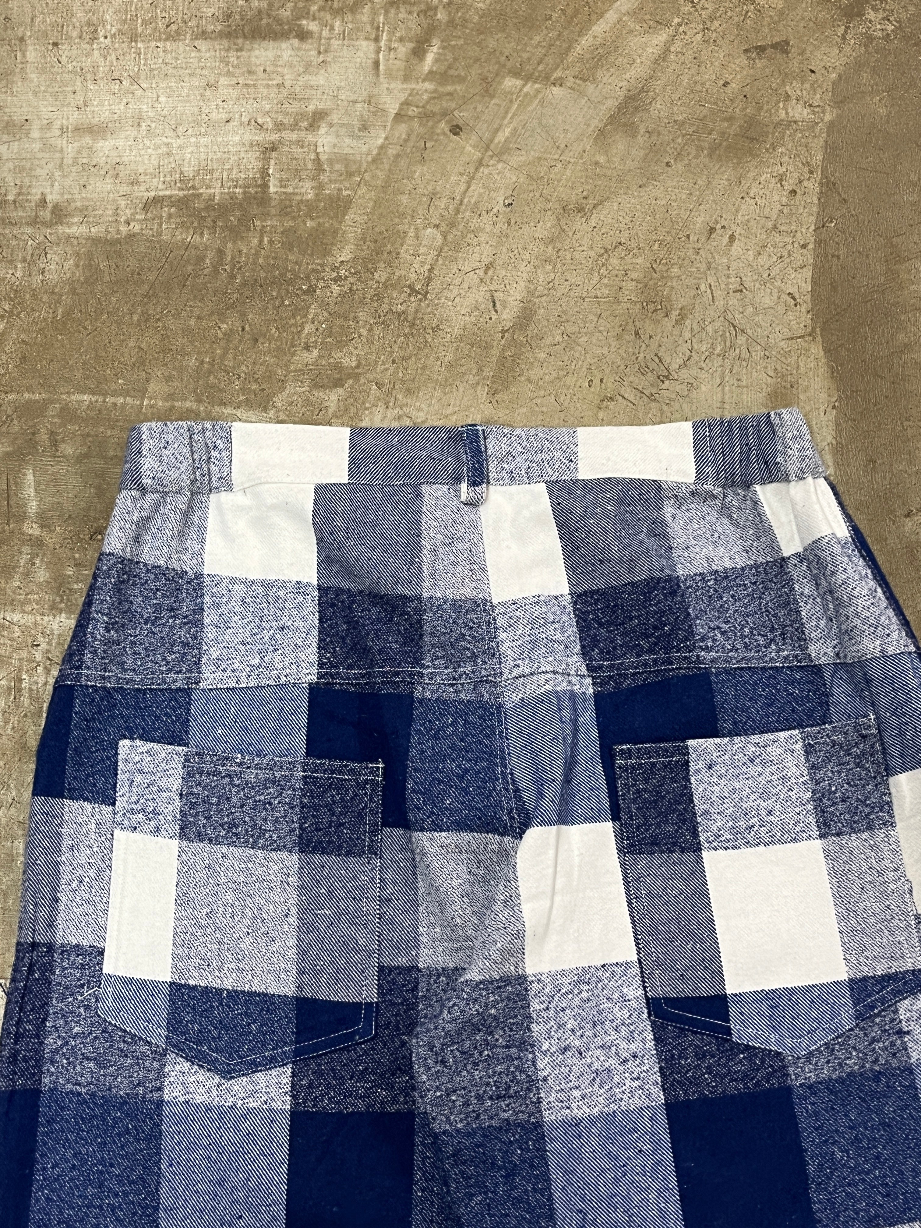 UG FLANNEL PANTS (BLUE & WHITE)