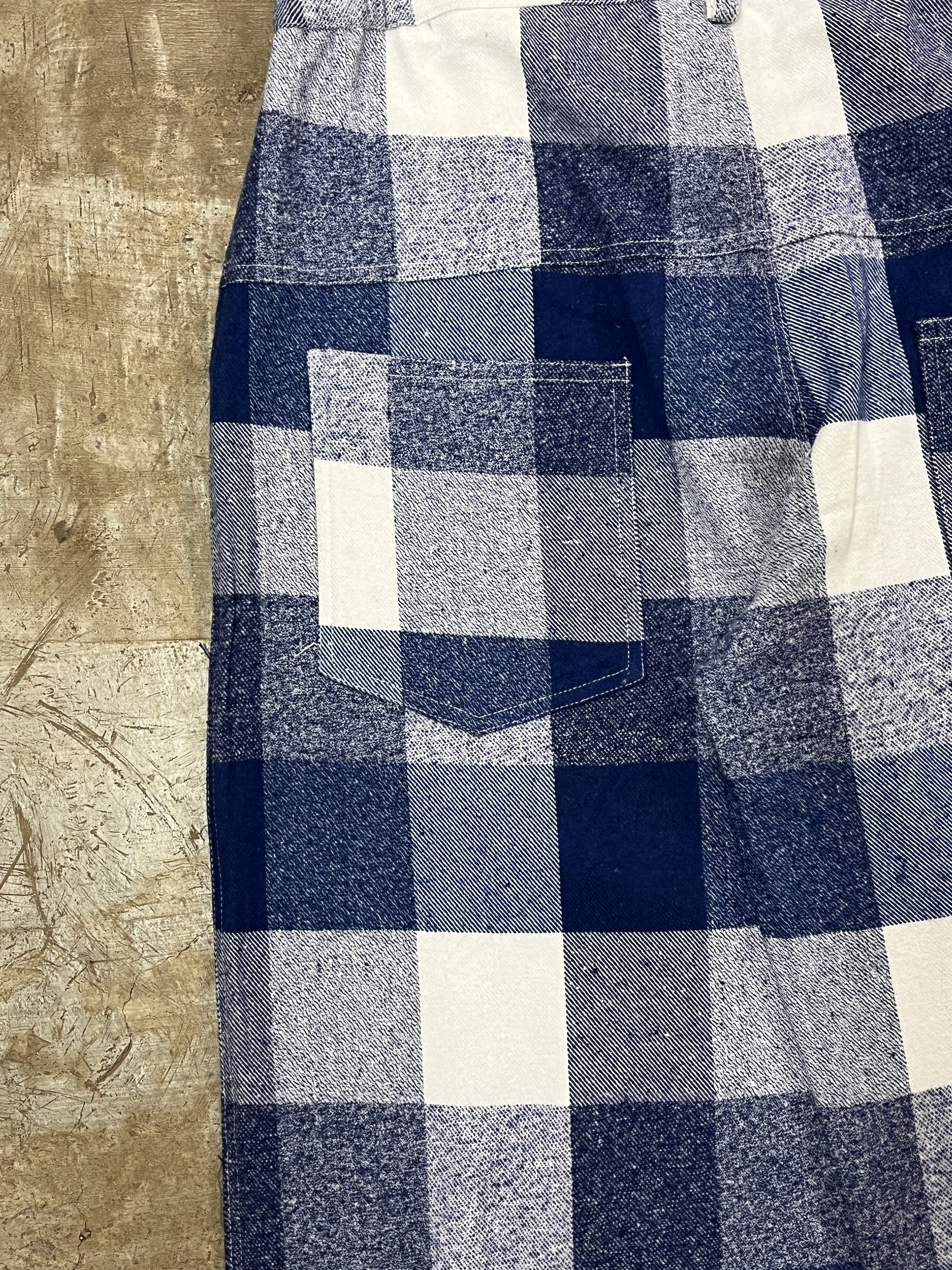 UG FLANNEL PANTS (BLUE & WHITE)