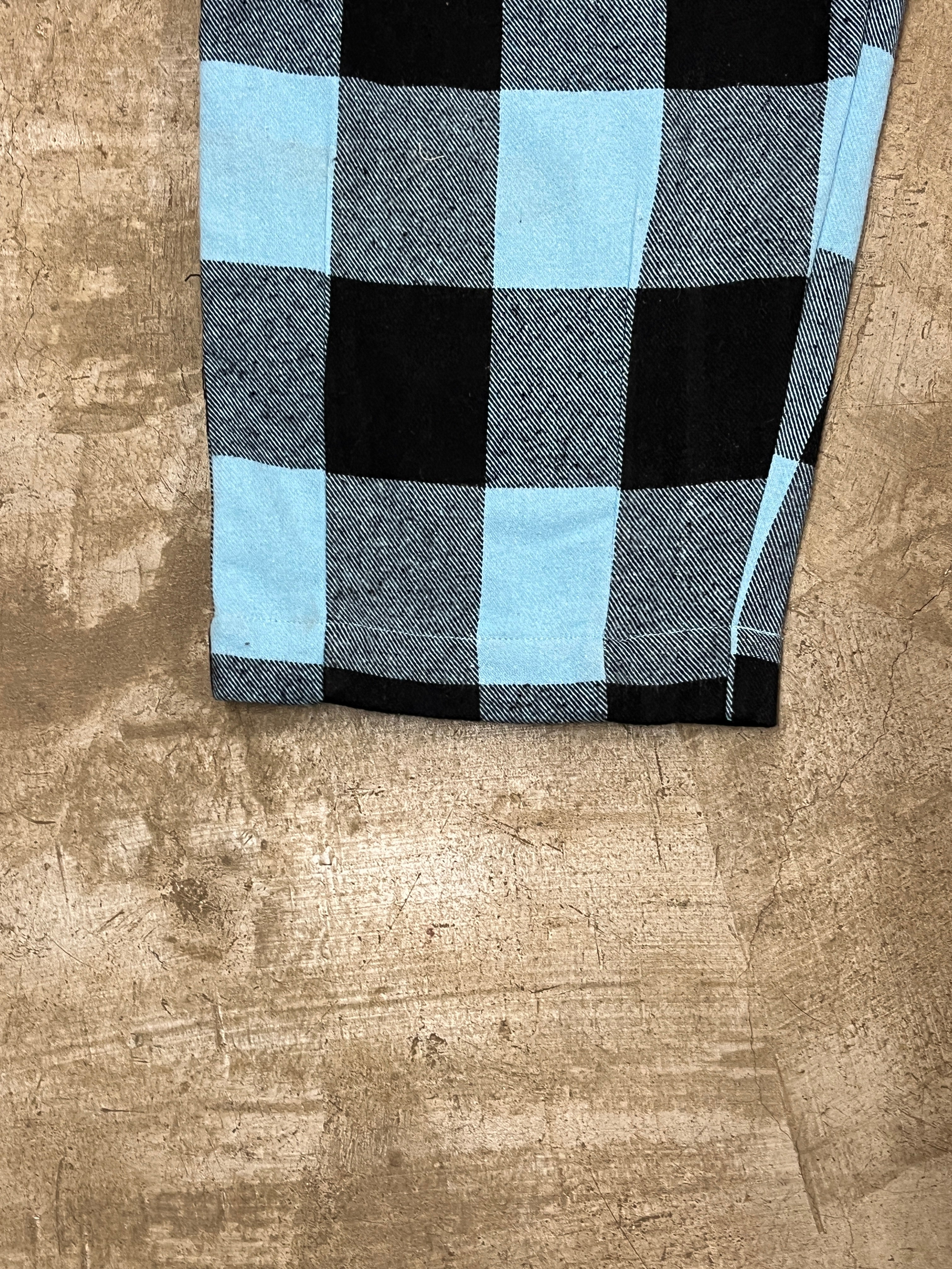 UG FLANNEL PANTS (SKY BLUE & BLACK)