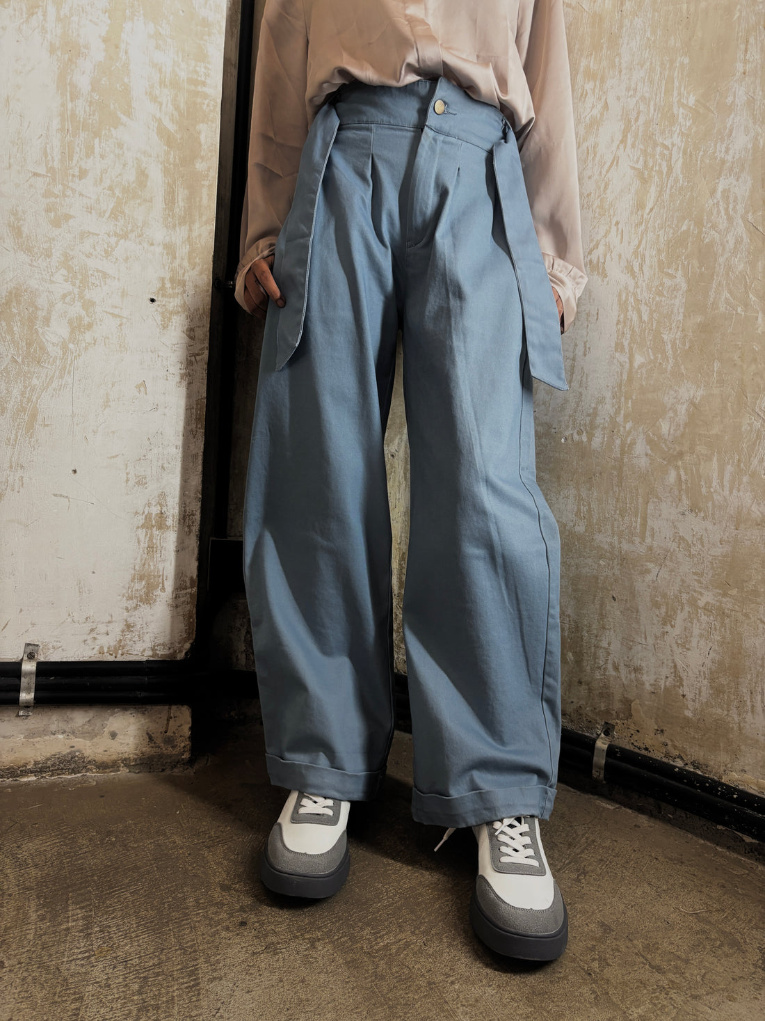 Kung-Fu Pants (Dusky Blue)