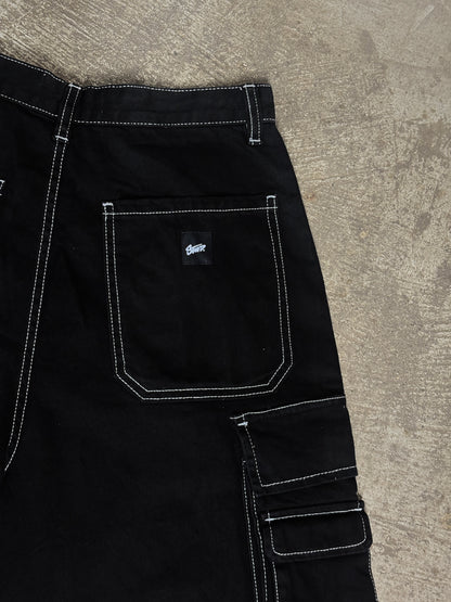 Contrast Stitch Jorts