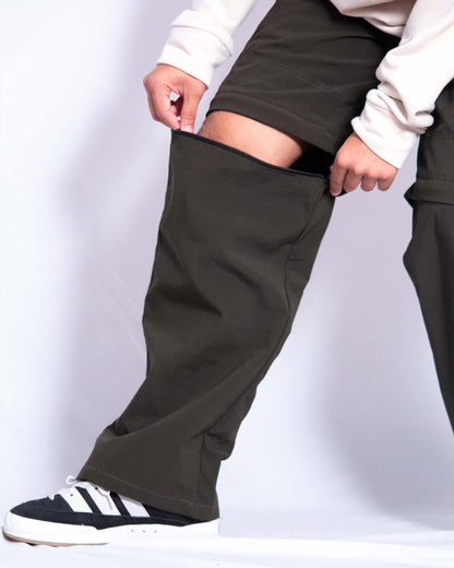 &quot;Belter Zip Off Pants&quot; - Deep Green