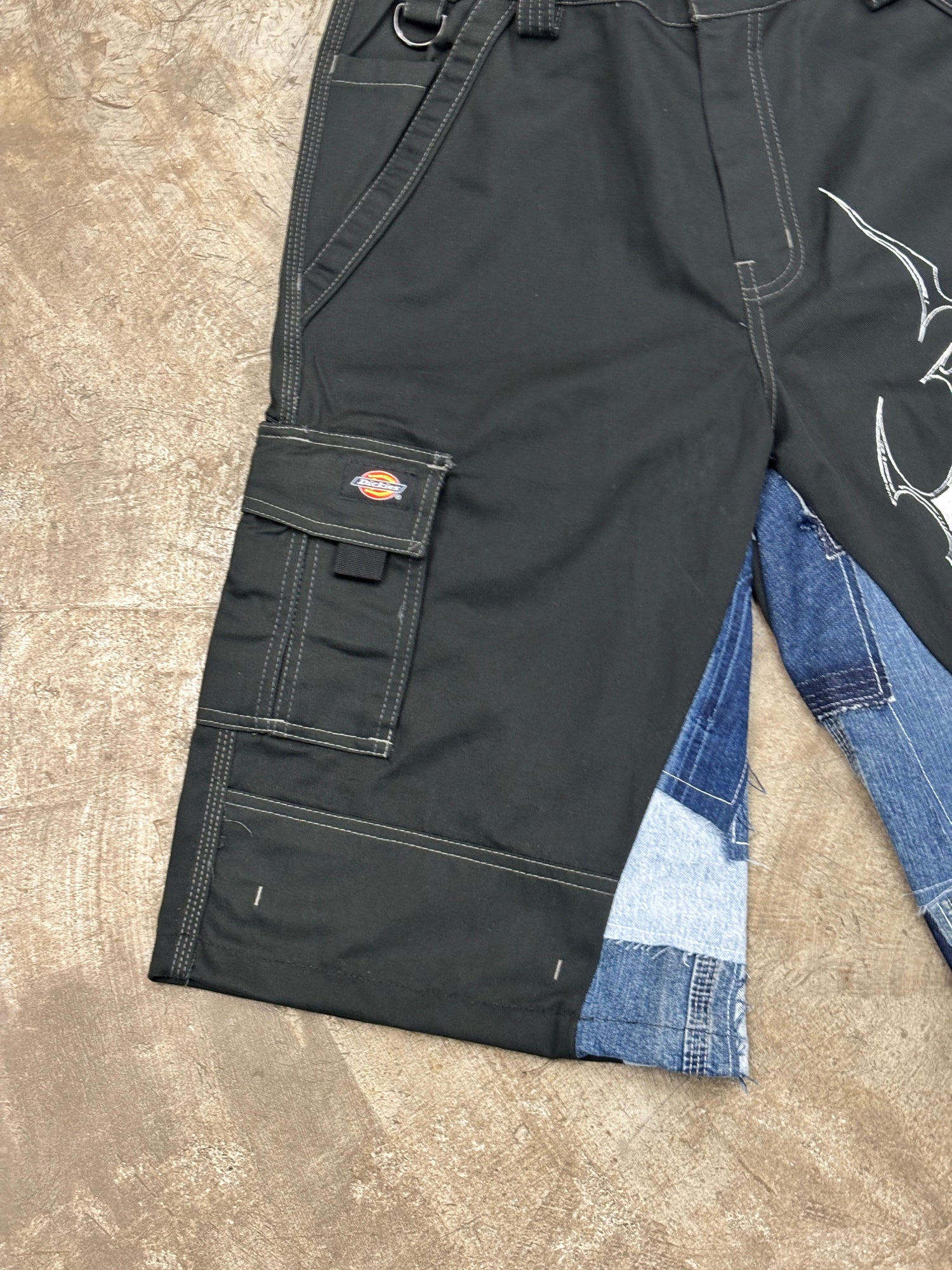 Dickies Contrast Stitch Upcycled Jorts