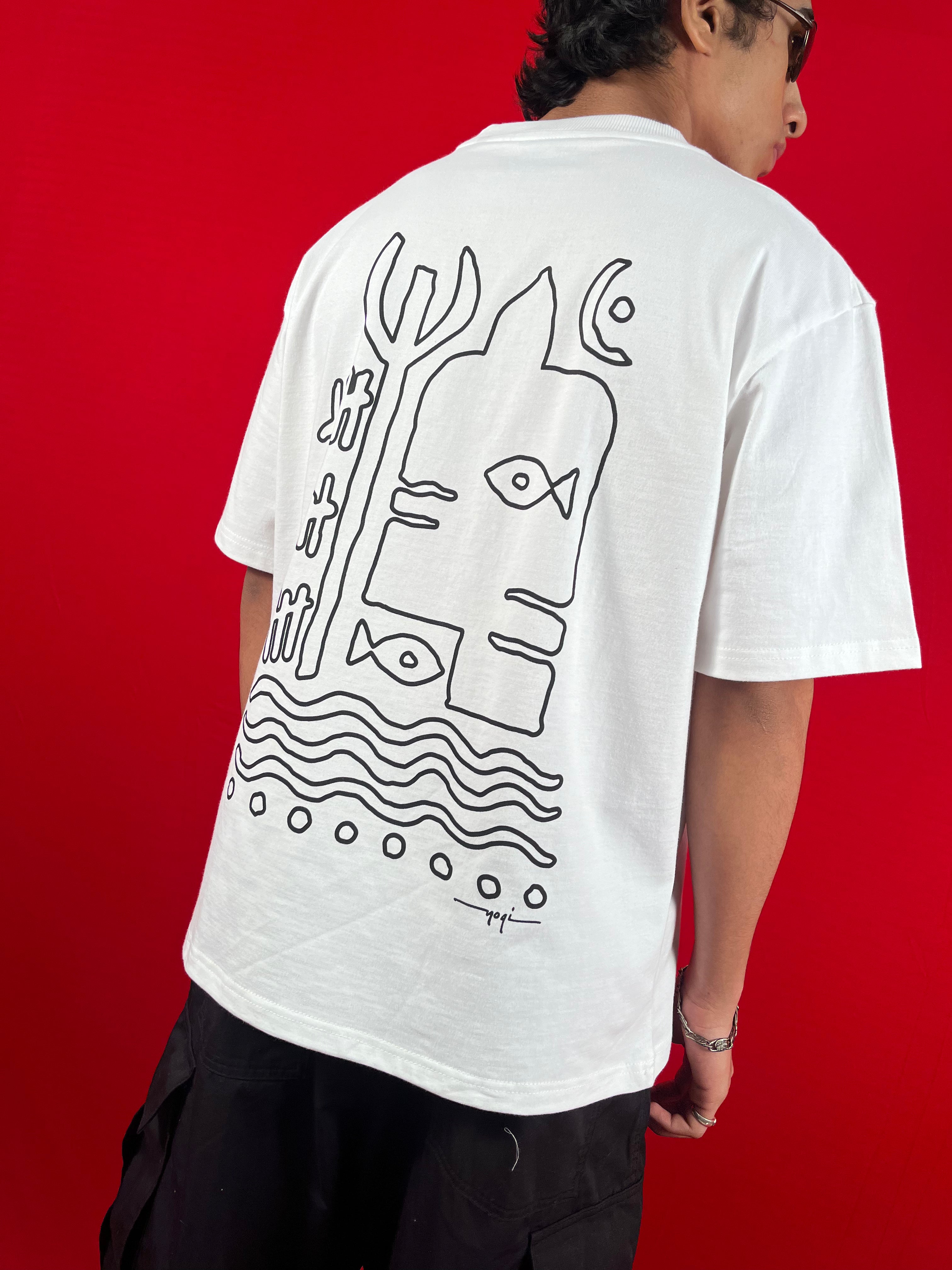 &quot;The Flow&quot; Tee - White