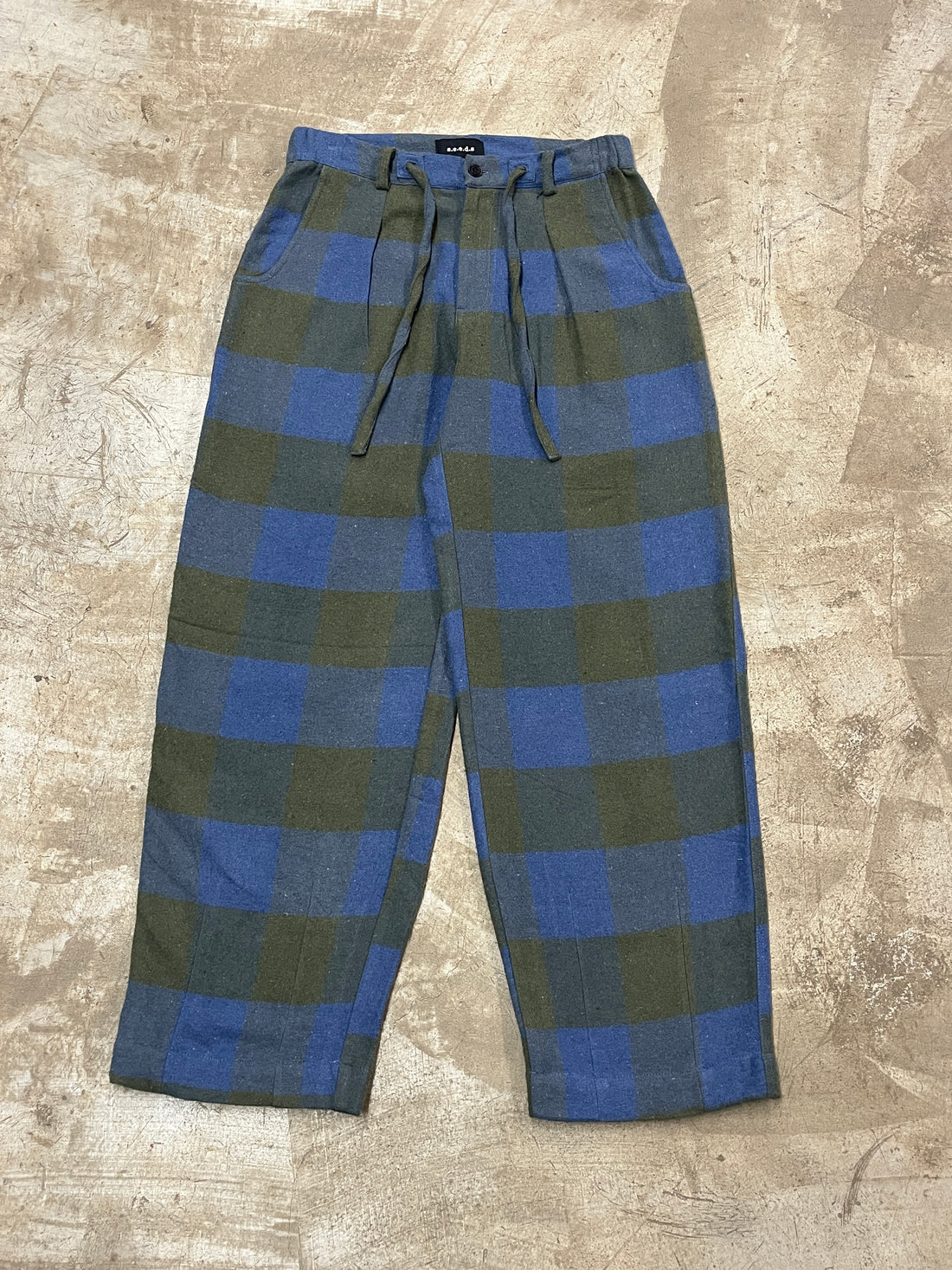 UG FLANNEL PANTS (BLUE & OLIVE)