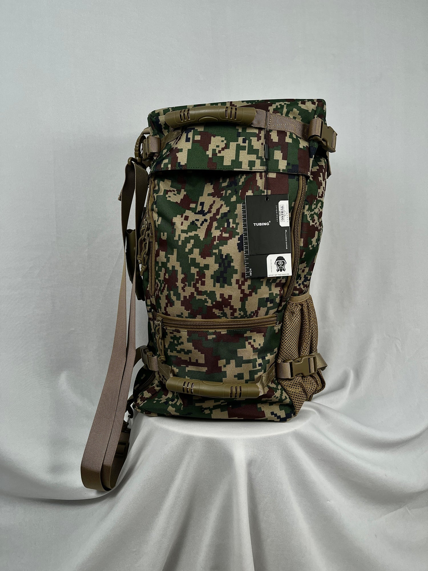 Combat Utility Back Pack - Green Camouflage
