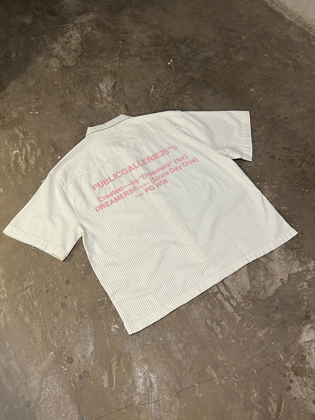 YELLOW STRIPED SHIRT