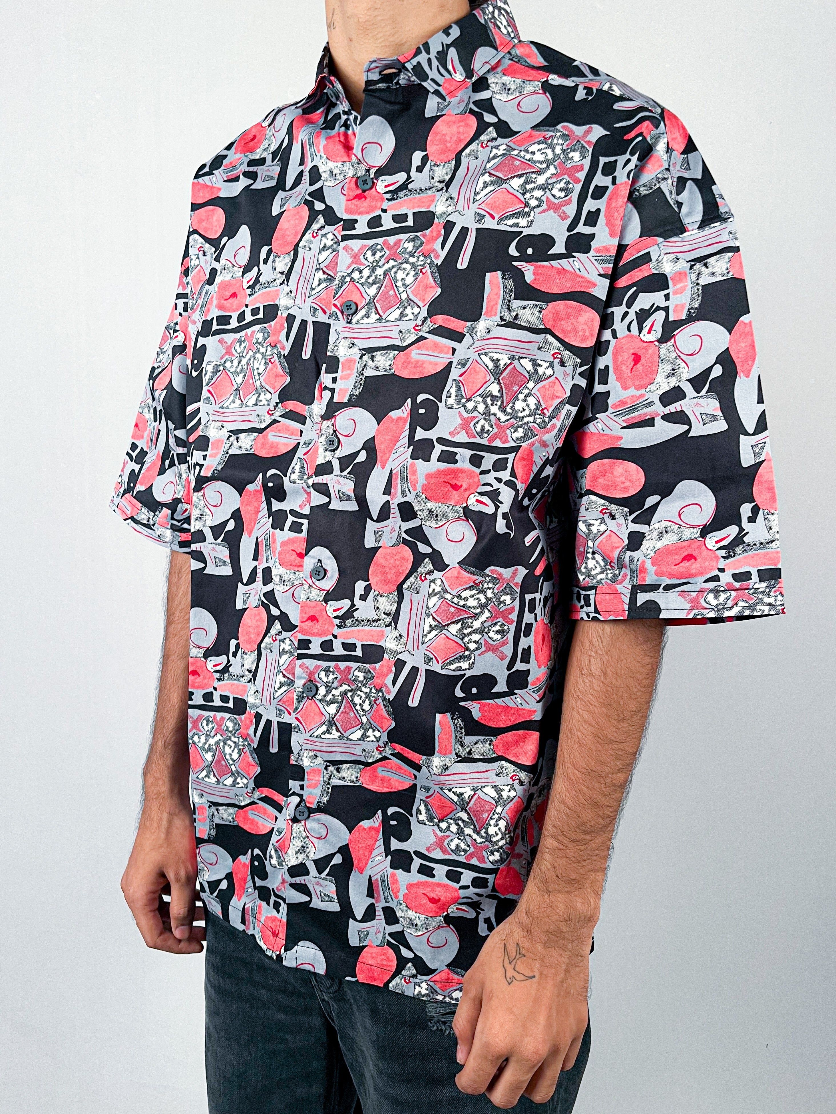 &quot;Abstract Duology &quot; Oversized Shirt
