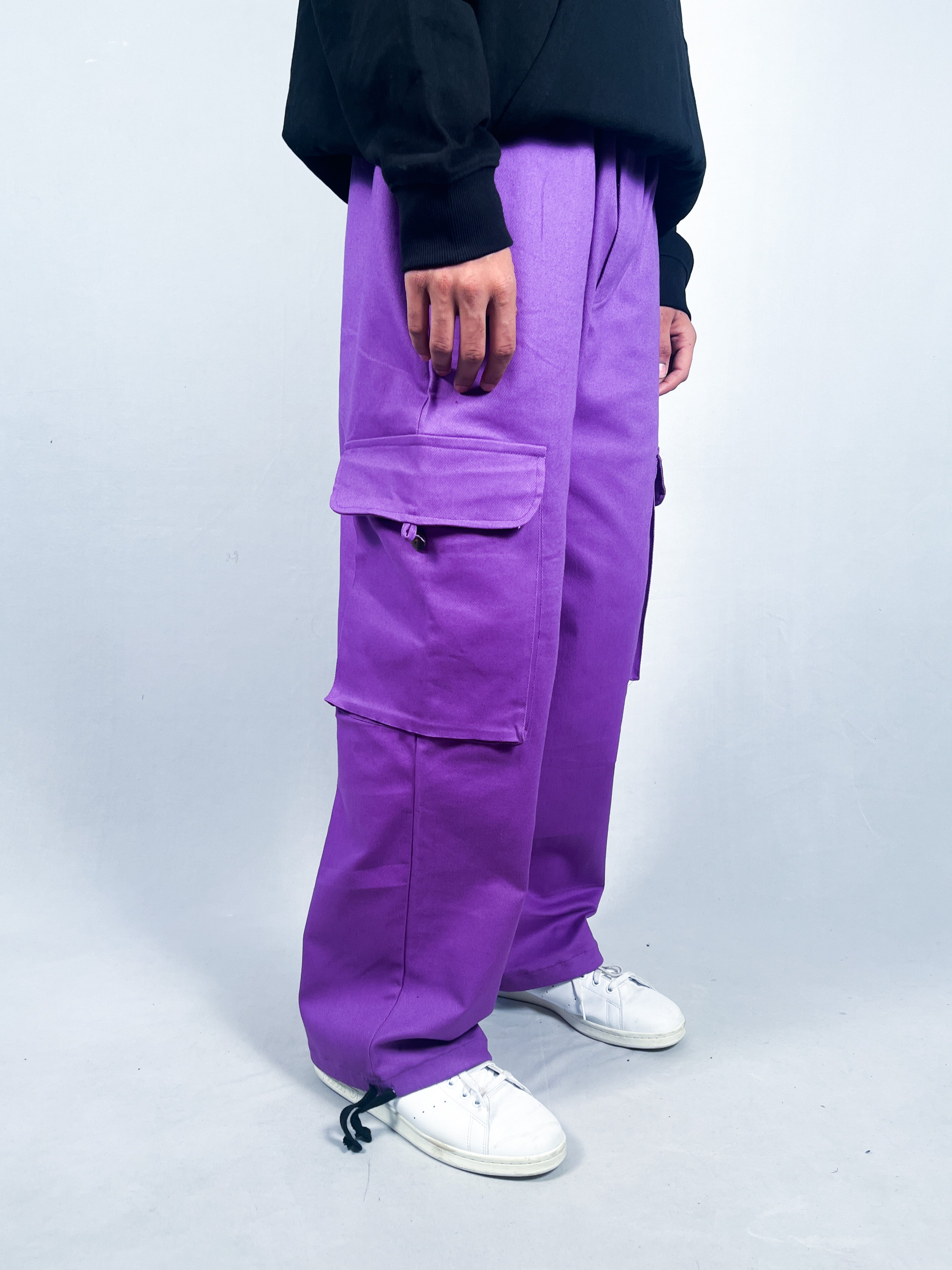 ASOS DESIGN skater cargo pants in purple acid wash | ASOS